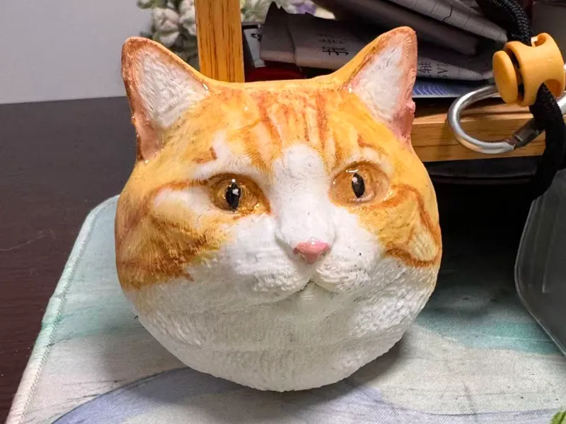 猫咪头雕