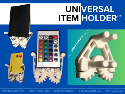 Universal Item Holder (Print in Place)