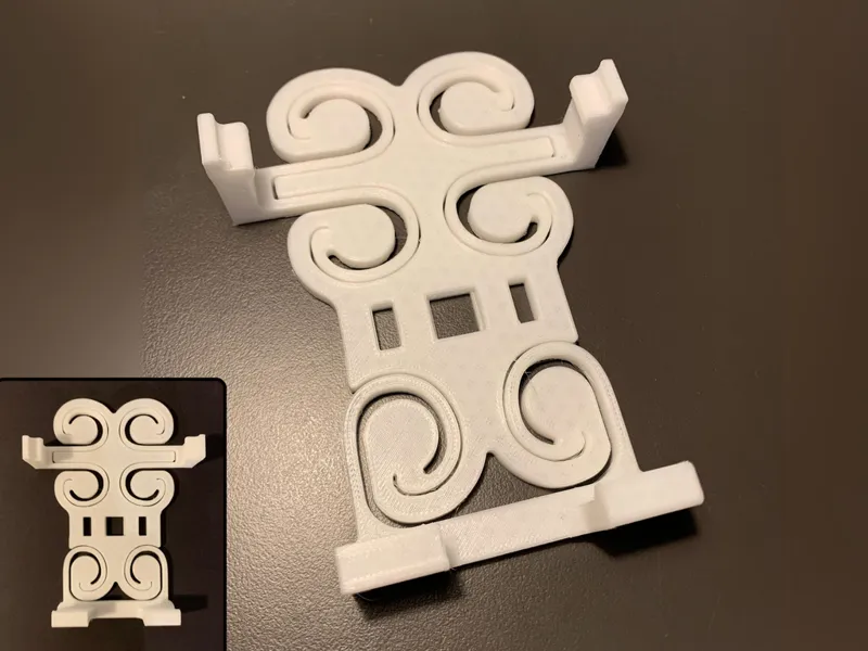 Print-in-place Compliant Mechanism Phone Holder