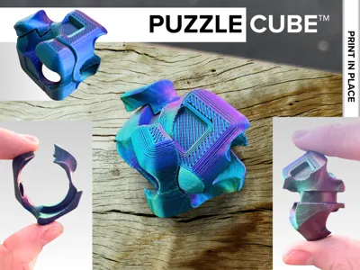 Puzzle Cube (Print in Place)