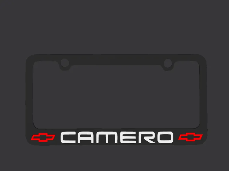 Camero License Plate Frame