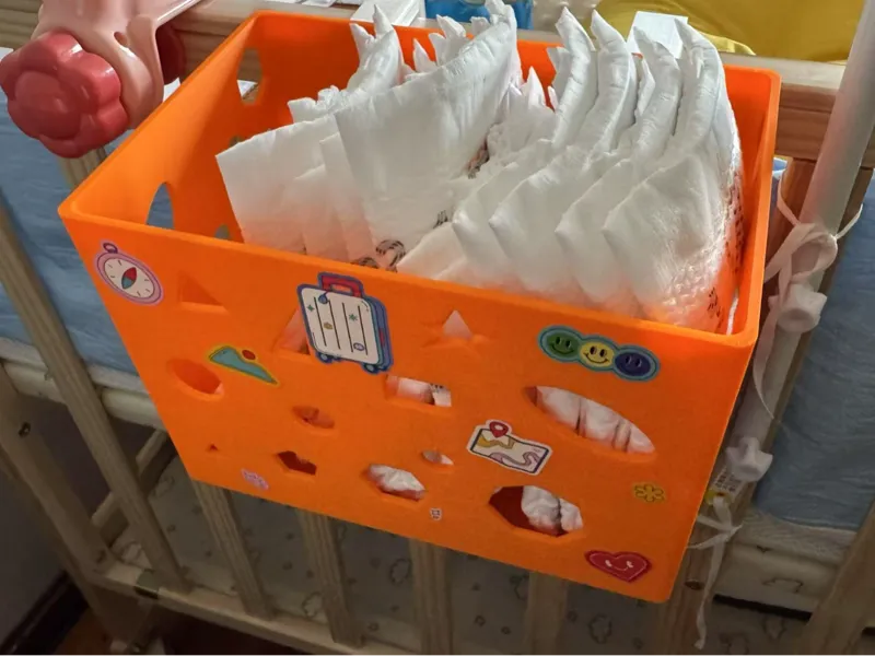 婴儿床纸尿裤外挂盒