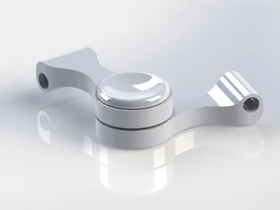 Fidget-Spinner 2.0 with magnets and 608 bearings
