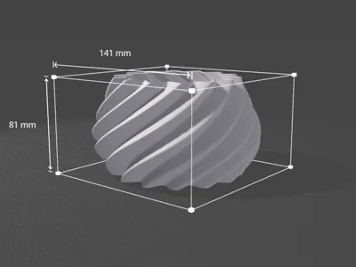 GyroSpiral Vase