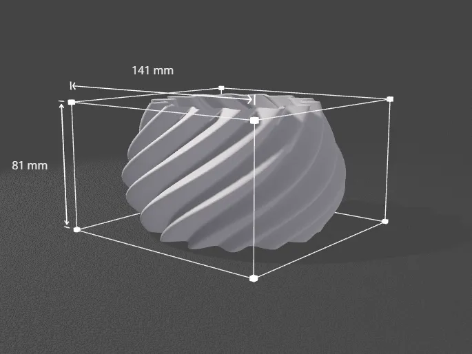 GyroSpiral Vase