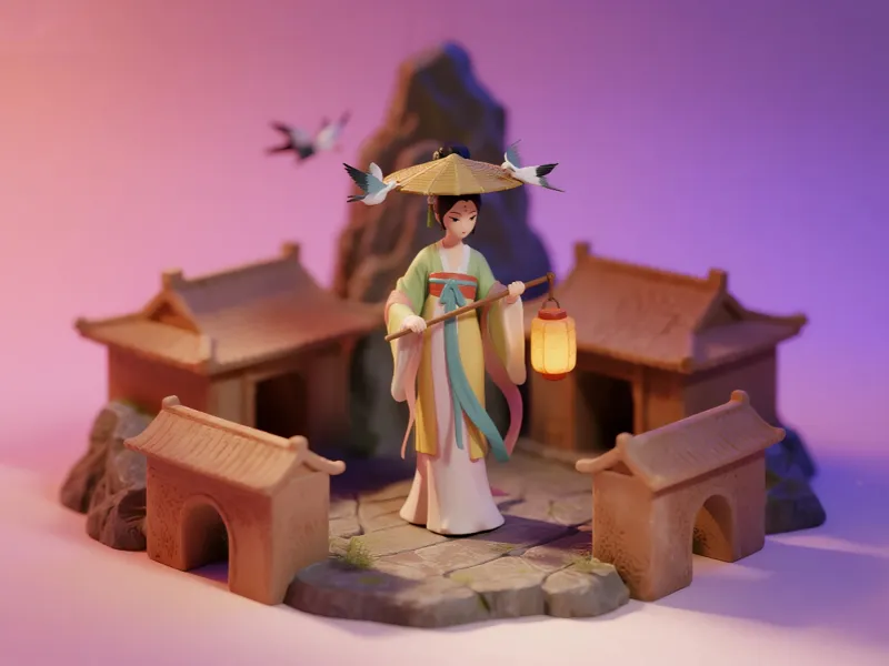 巫山神女小屋 一体打印 a1mini适用