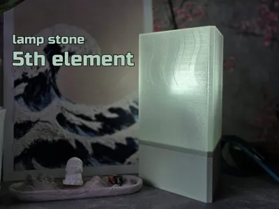 stone lamp "5th element"