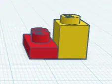 L3GO pieces to scale 