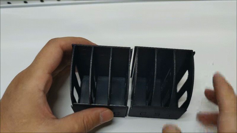 可拼接USB数据线收纳盒