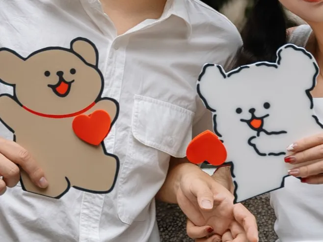 爱心小白小鸡毛