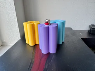 Chunky Flower Lighter Case