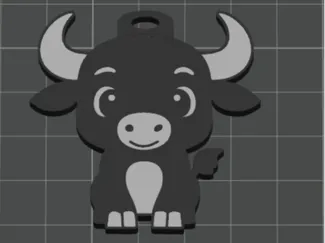 buffalo keychain