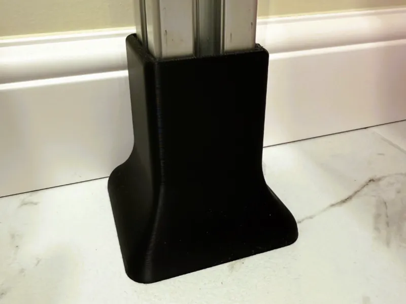 Foot alu profile 40x40mm tolerance 0,2mm