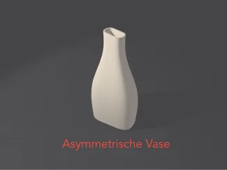 Asymmetrische Vase