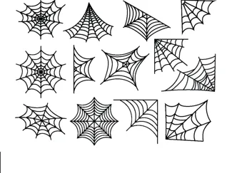 Halloween spider webs starter pack