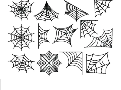 Halloween spider webs starter pack