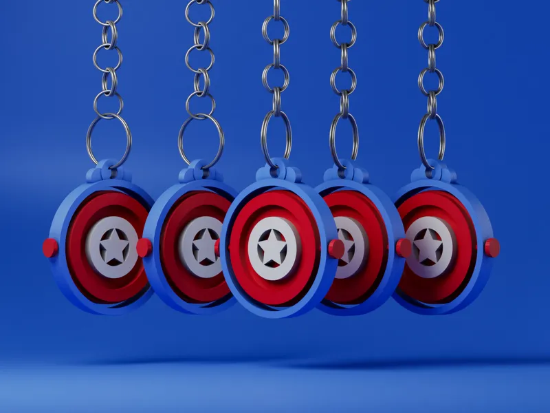 CAPTAIN AMERICA KEYCHAIN