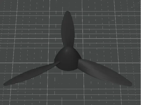 BF109 cone and prop