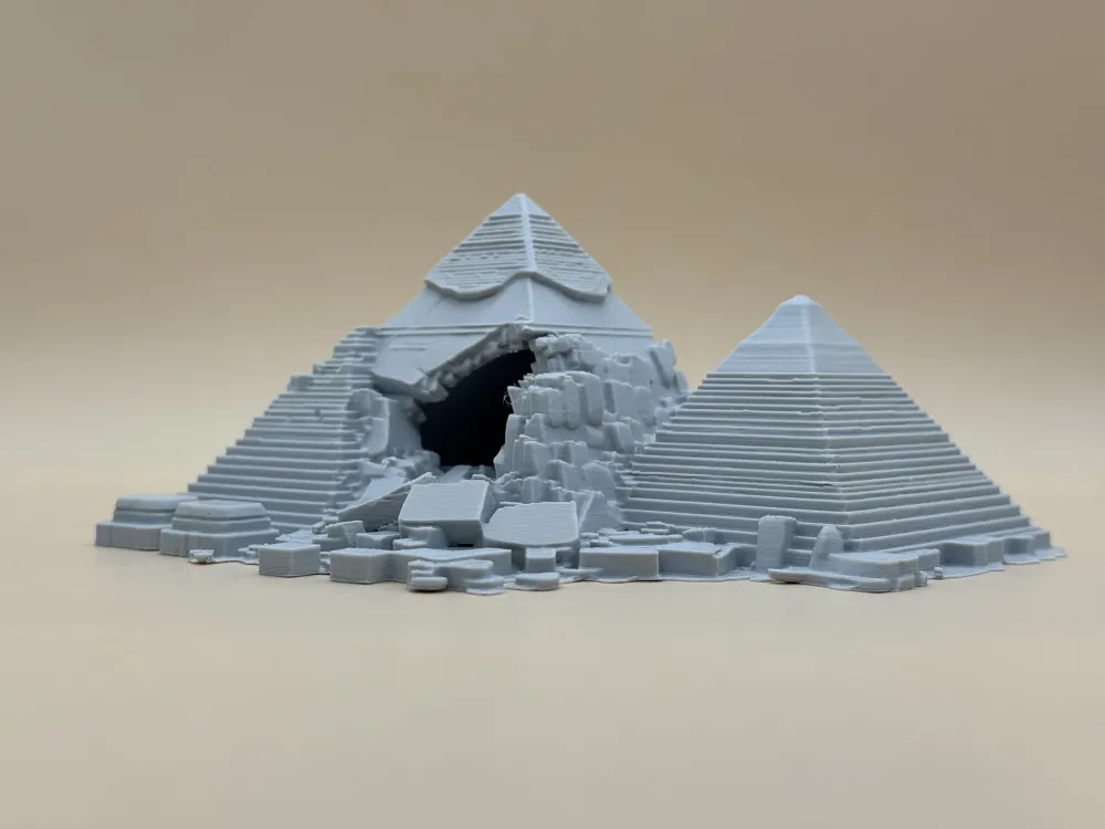 Damaged Pyramids by No Enter MakerWorld: Download Free 3D Models