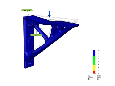 Organic Shelf Bracket