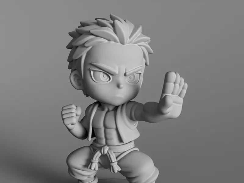 akaza chibi STL