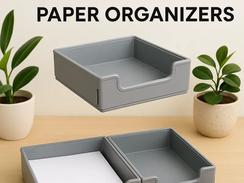 Slide ‘N’ stack paper organizer  
