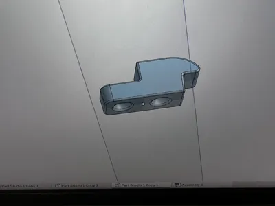 Front locking hook for scooters
