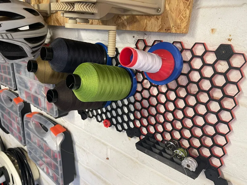 Cotten Reel & Bobbin Holder for Honeycomb mount.