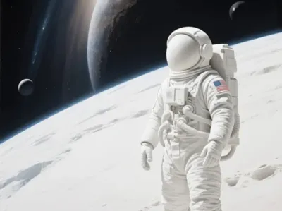 Astronaut Print in Place for A1 mini