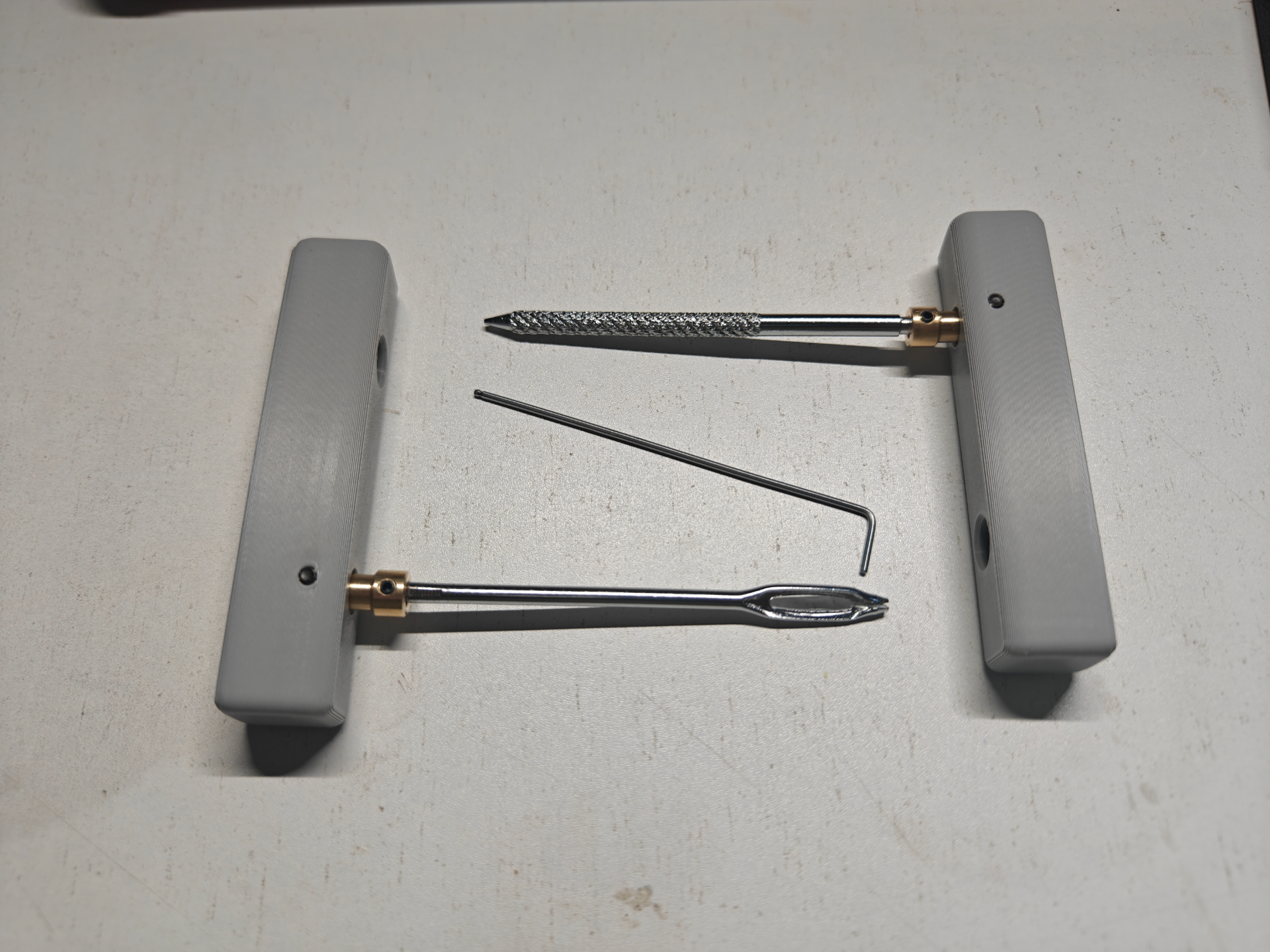 汽车摩托车轮胎胶条辣条快速补胎工具手柄便携小巧折叠收纳，应急必备适用于4mm工具头