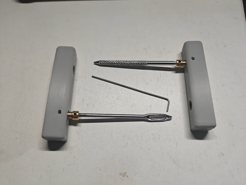 汽车摩托车轮胎胶条辣条快速补胎工具手柄便携小巧折叠收纳，应急必备适用于4mm工具头