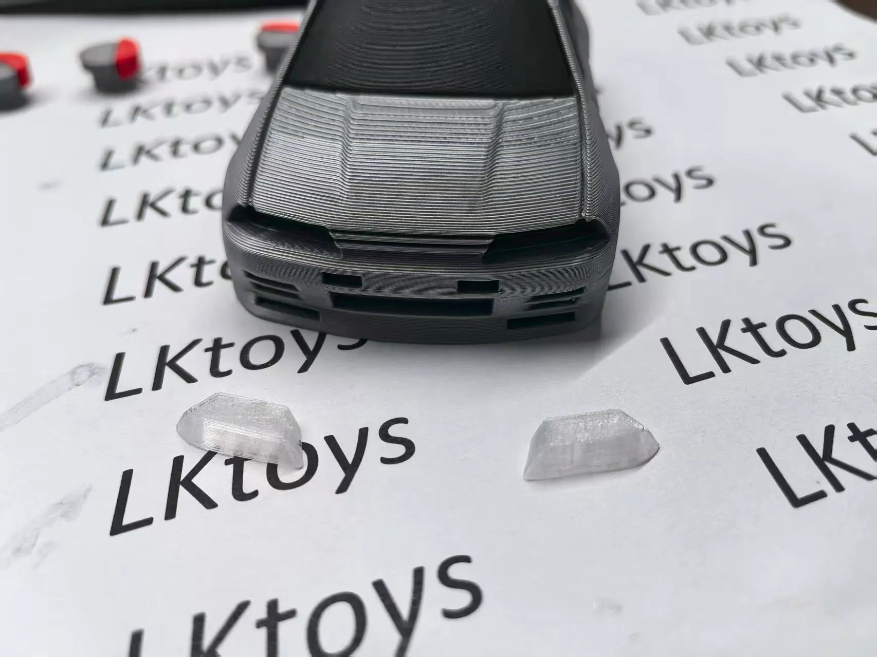 Chibi R32 SKYLINE GTR R32 Multi-part Print Paint-free Chibi Toy Sports Car by ...
