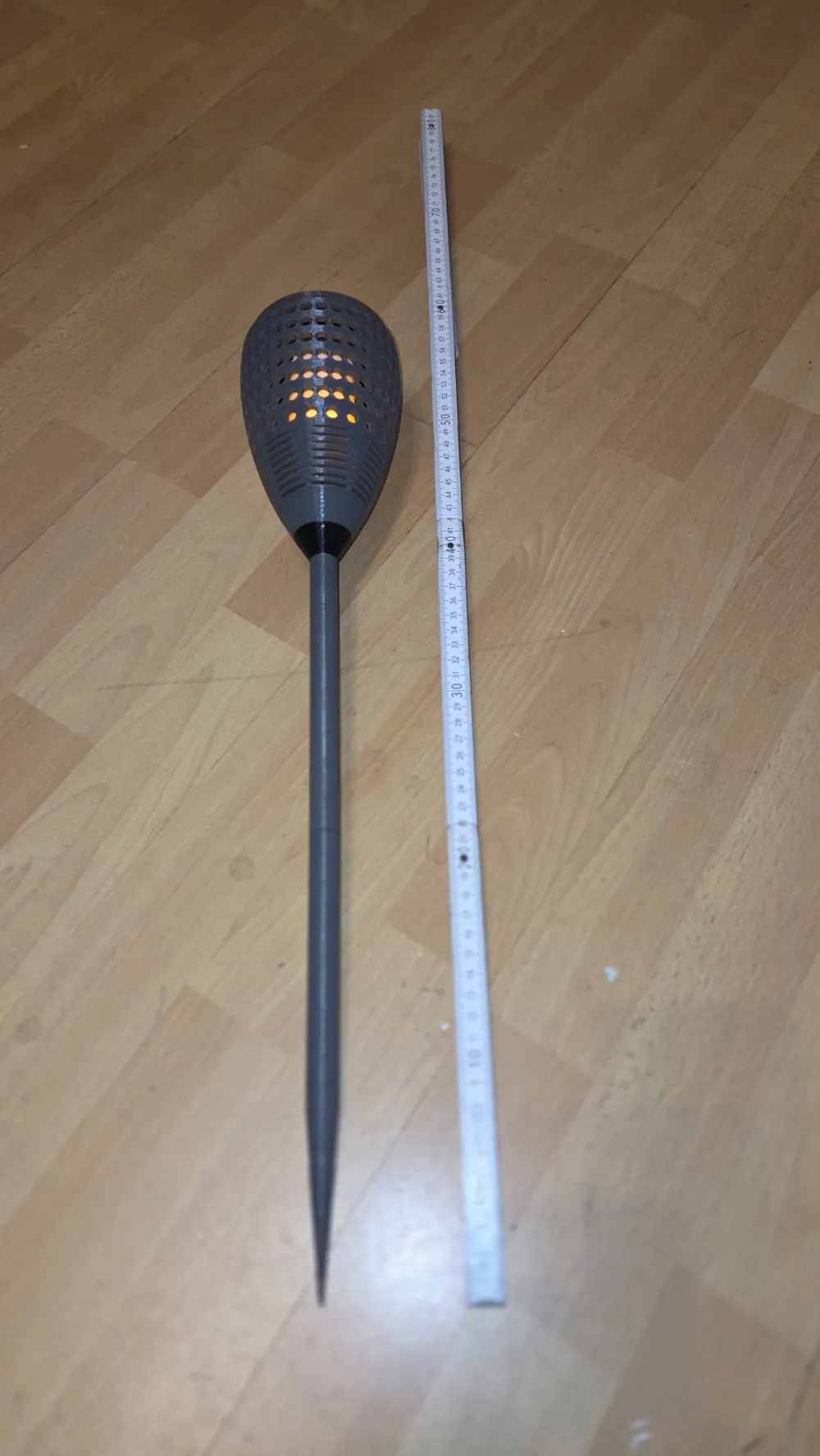 Garden LED Torch - Free 3D Print Model - MakerWorld