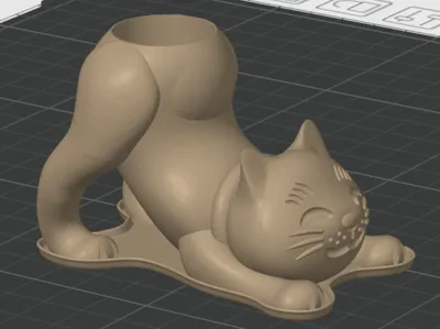cat cactus pot with saucer