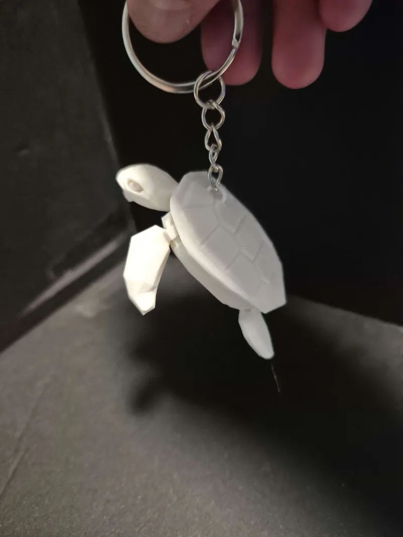 Flexi Sea Turtle Keychain