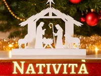 Crèche de Noël lumineuse LED — photo 1