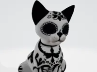 Chat calavera (tête de mort mexicaine) — photo 1