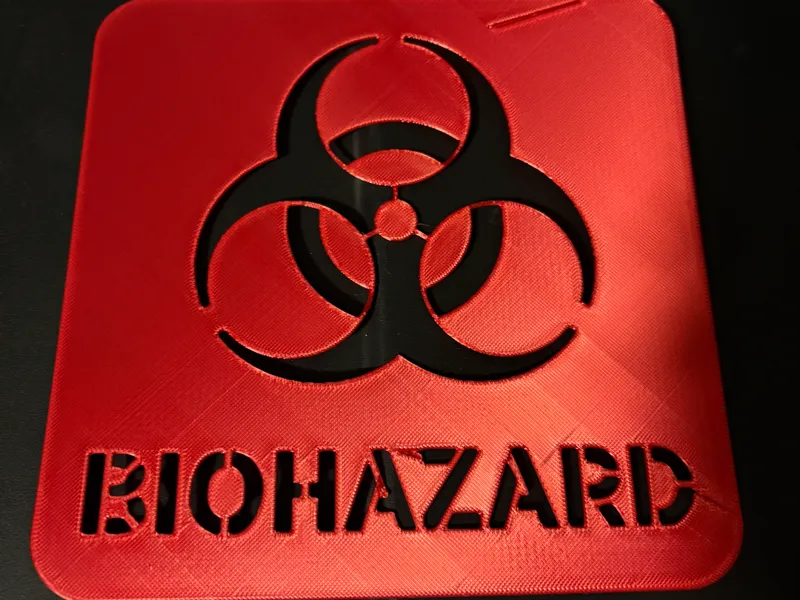 Biohazard Stencil