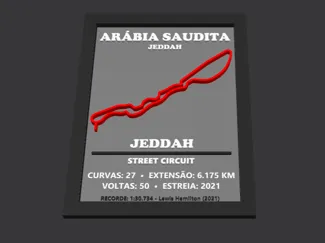 GP ARABIA SAUDITA JEDDAH FORMULA 1 F1 CIRCUITO