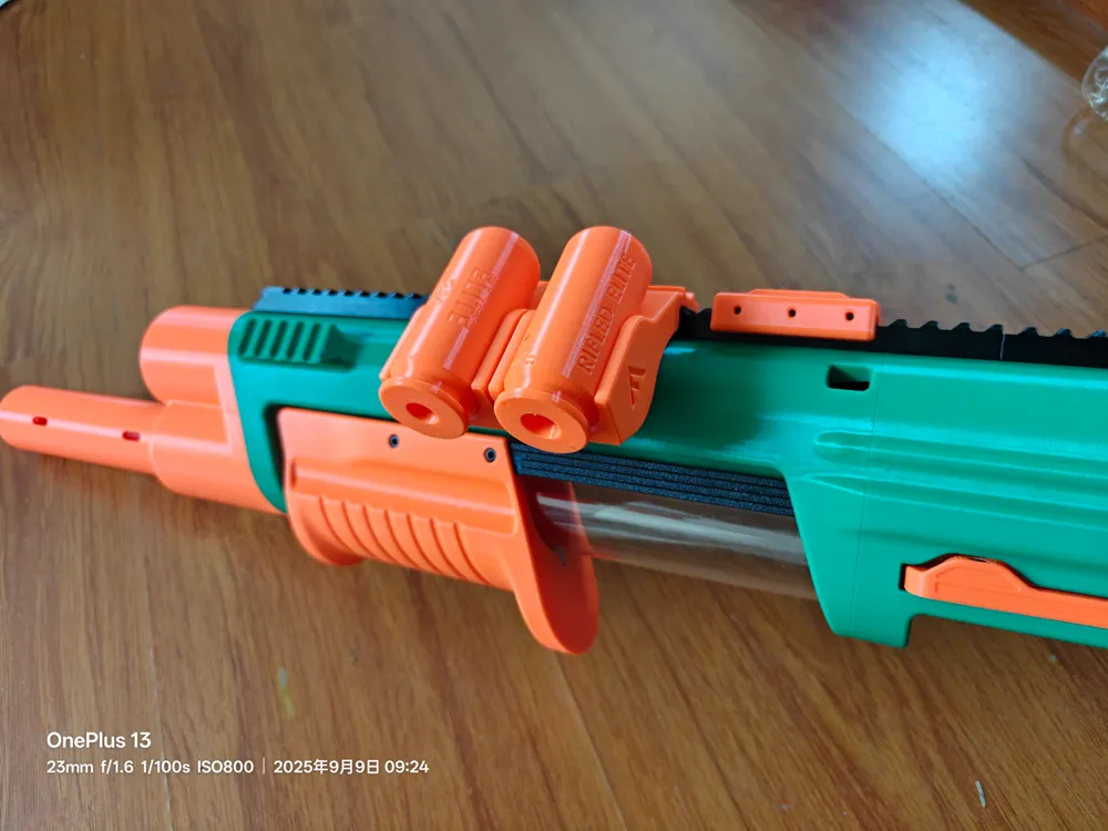 Shellback Nerf NERF side-mounted shell holder for Sillybutts' new Breacher blaster toy ...