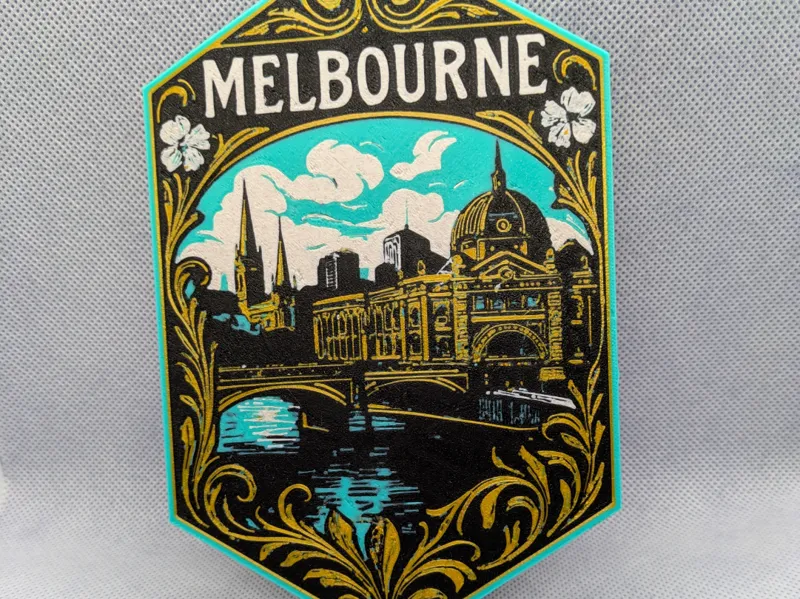 Melbourne lightbox or standing image