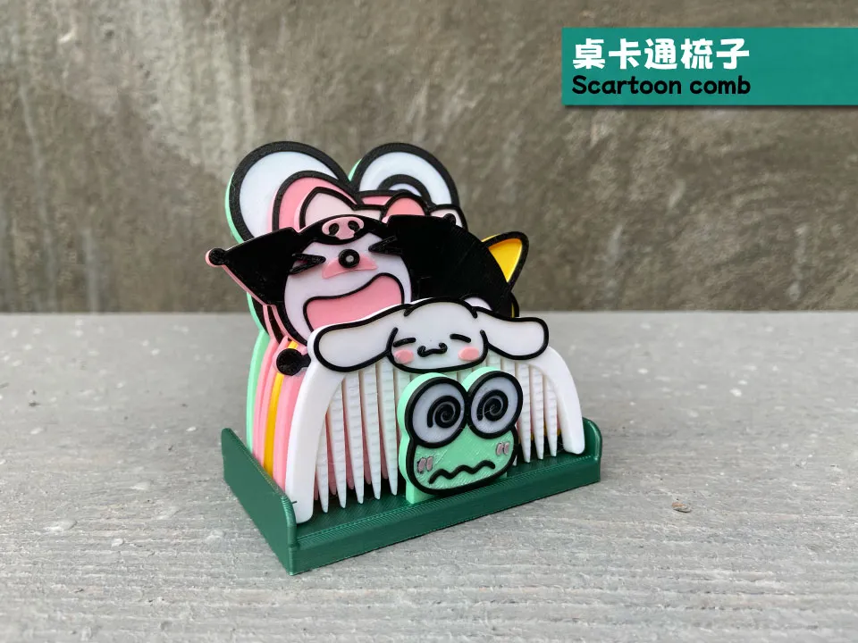 Cartoon Comb - Free 3D Print Model - MakerWorld