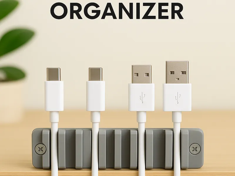 Desk top Cable organizer