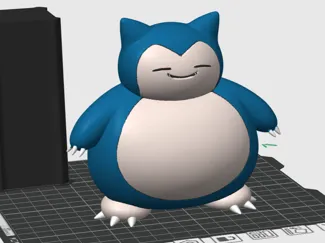 Pokémon-style character Snolax 