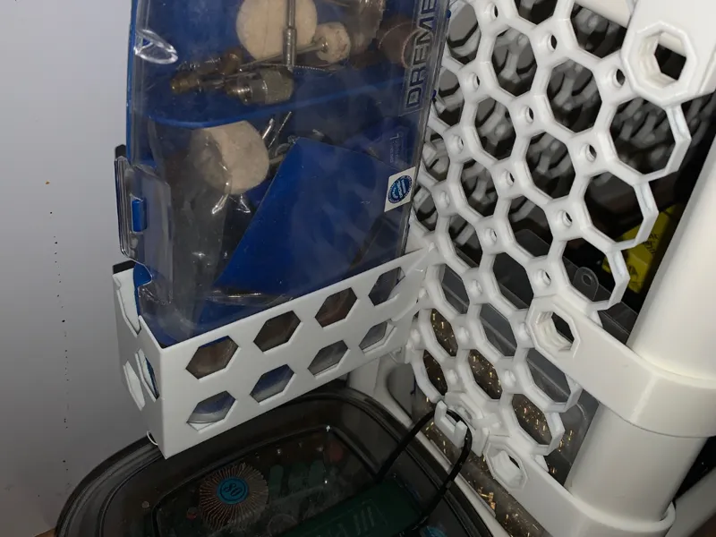 Multiboard ikea skadis drawer for dremel tools