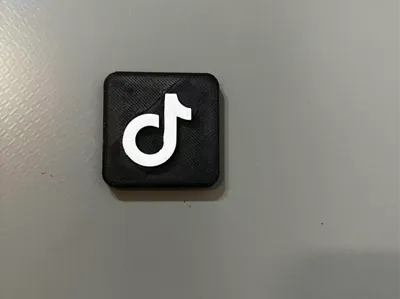 TikTok icon refrigerator magnet
