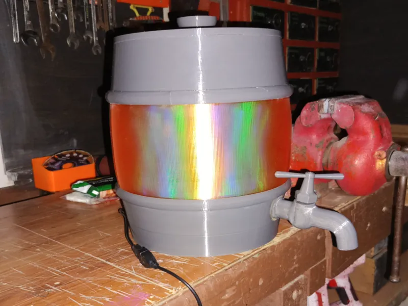 Beer Keg Lamp