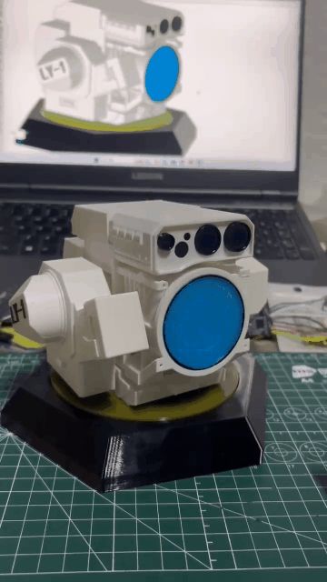 LY-1带灯爆闪舰载激光炮超顺滑