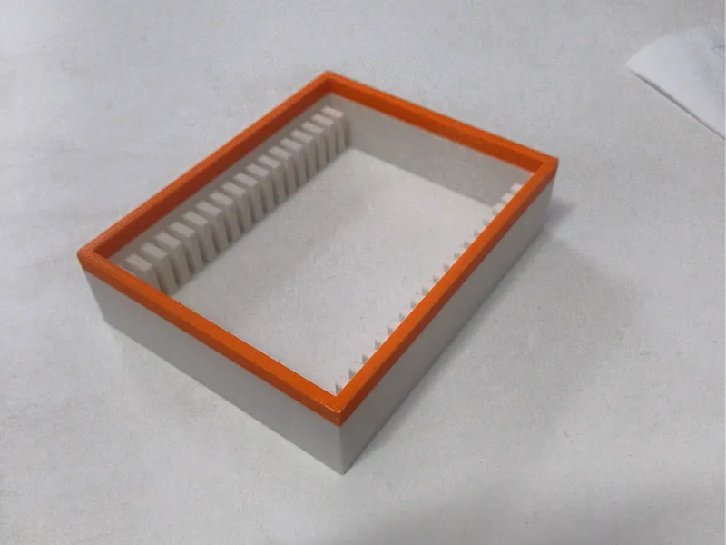 Caixa para lâminas de microscopia