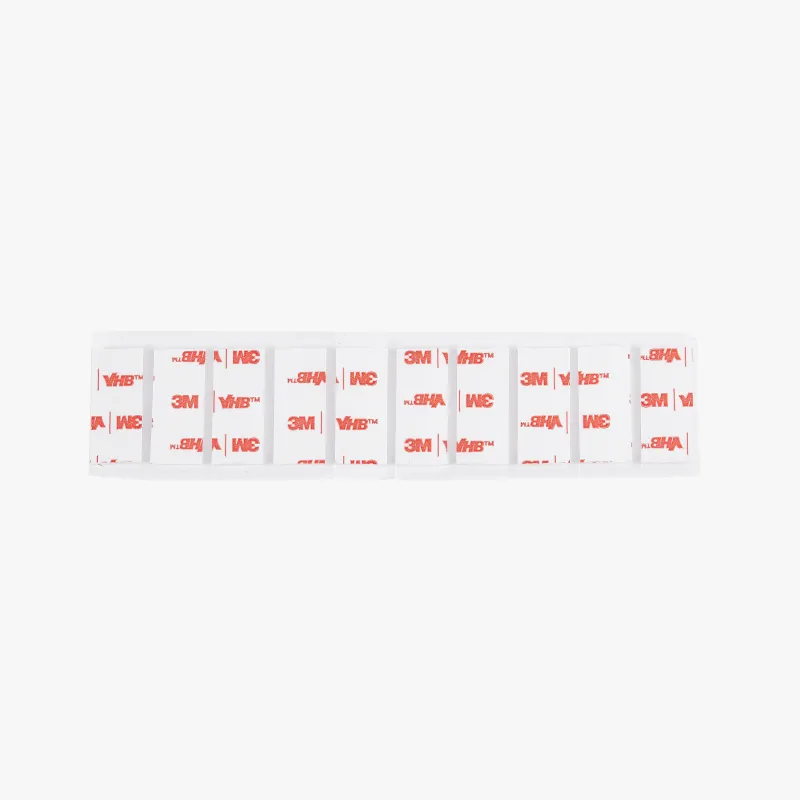 Rectangular Transparent Double-Sided Adhesive